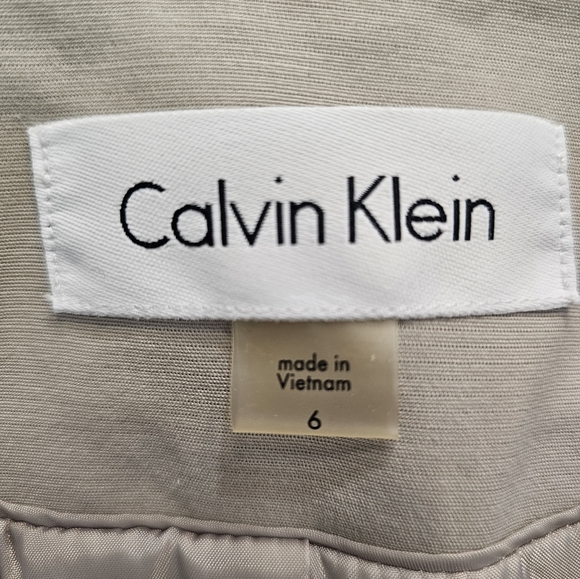 Calvin Klein Toupe and gold blazer jacket. 6 - Picture 5 of 5